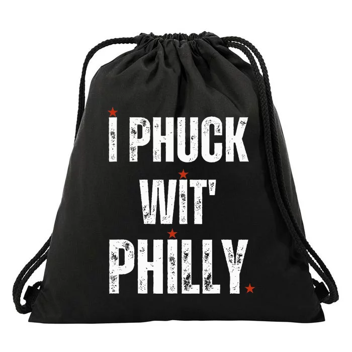 I Phuck Wit Philly Drawstring Bag