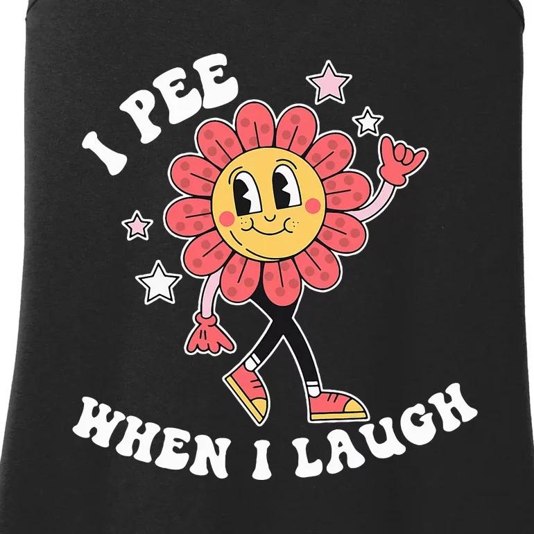 I Pee When I Laugh Ladies Essential Tank