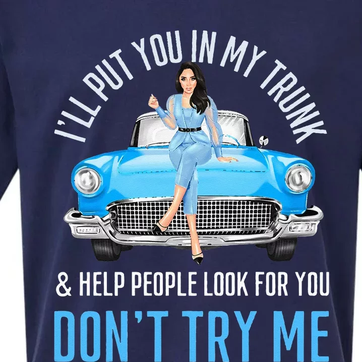 I'll Put You In My Trunk & Help People Look For You Fun Cars Sueded Cloud Jersey T-Shirt