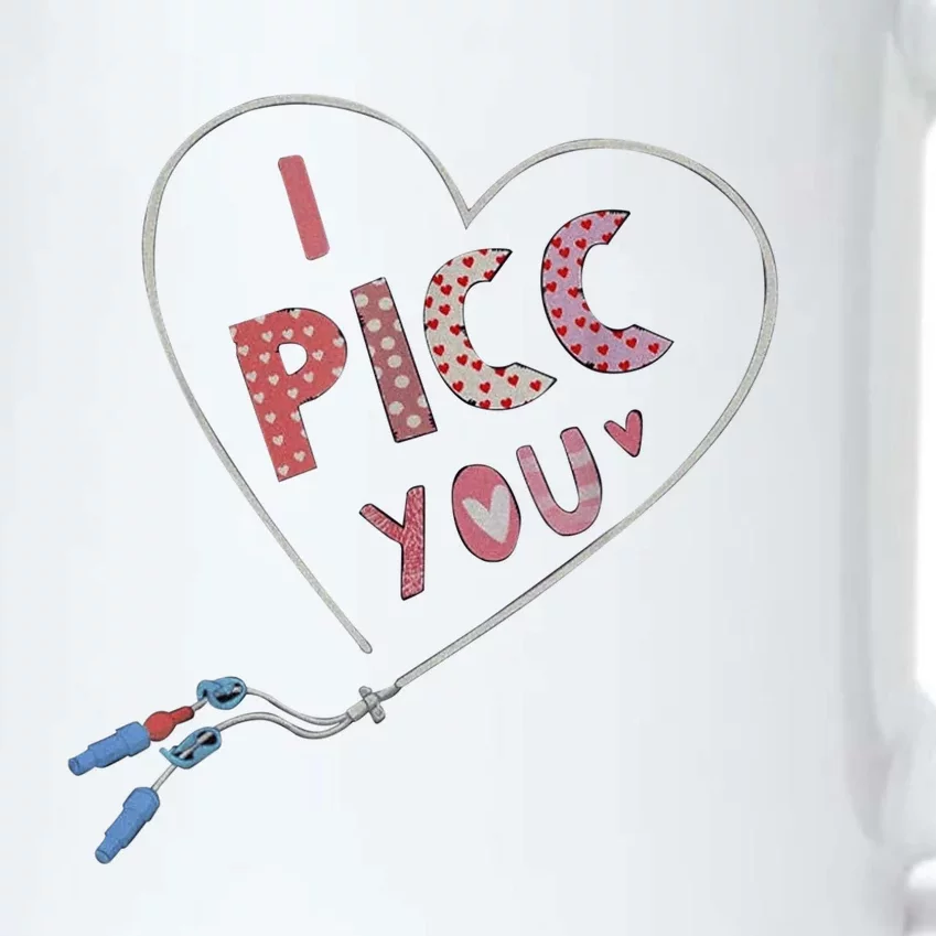 I Picc You Cute Heart Funny ICU ER Nurse Valentines Day Black Color Changing Mug