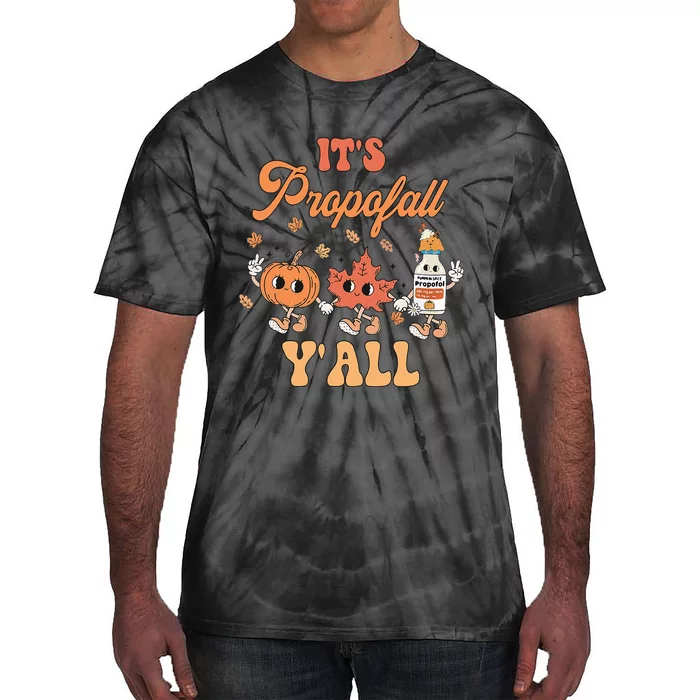 ItS Propofall YAll Pumpkin Halloween Tie-Dye T-Shirt