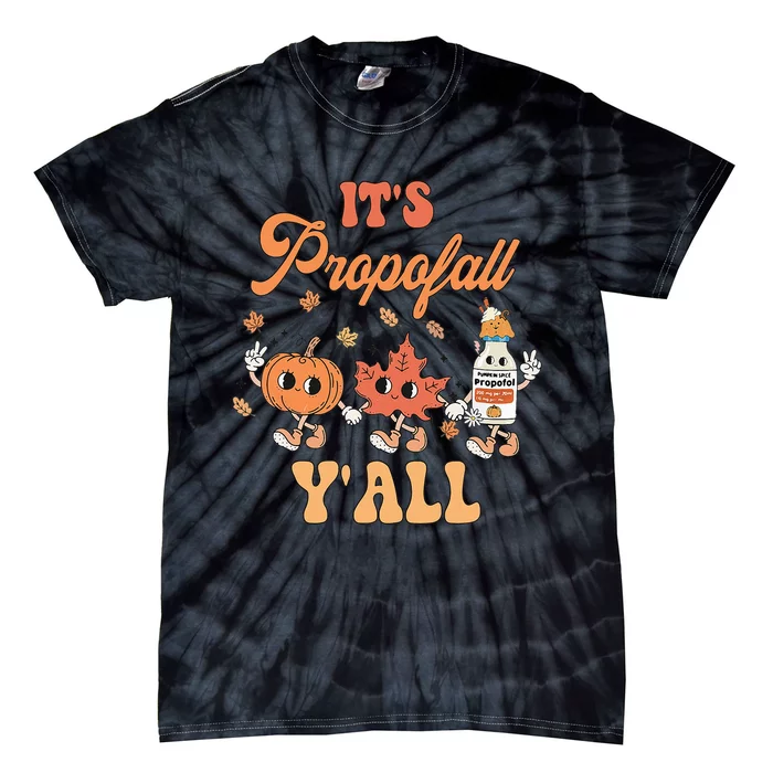 ItS Propofall YAll Pumpkin Halloween Tie-Dye T-Shirt