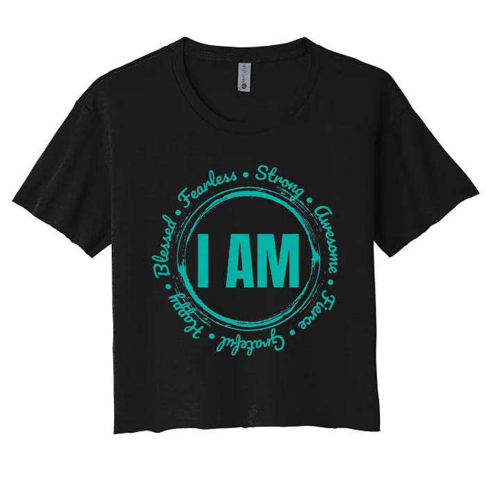 Inspirational Quote Apparel When Kindness Matters Women's Crop Top Tee