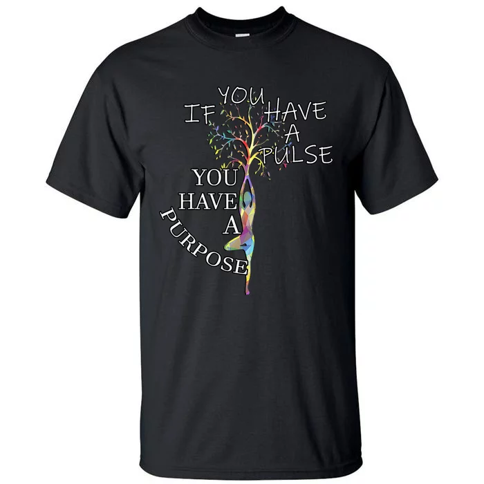 Inspirational Quotes Graphic Motivational Yoga Gift Tall T-Shirt