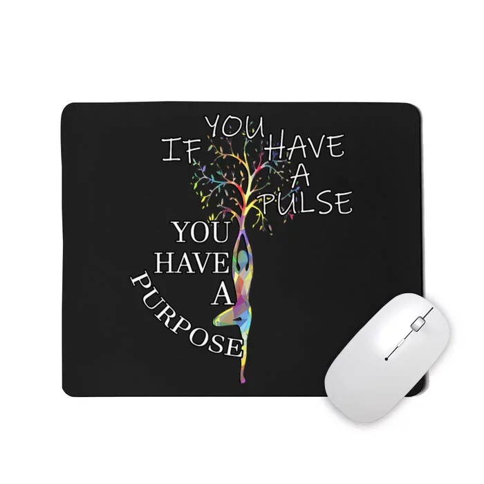 Inspirational Quotes Graphic Motivational Yoga Gift Mousepad