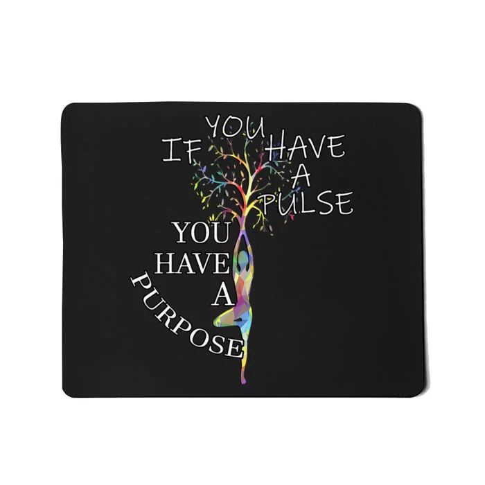 Inspirational Quotes Graphic Motivational Yoga Gift Mousepad