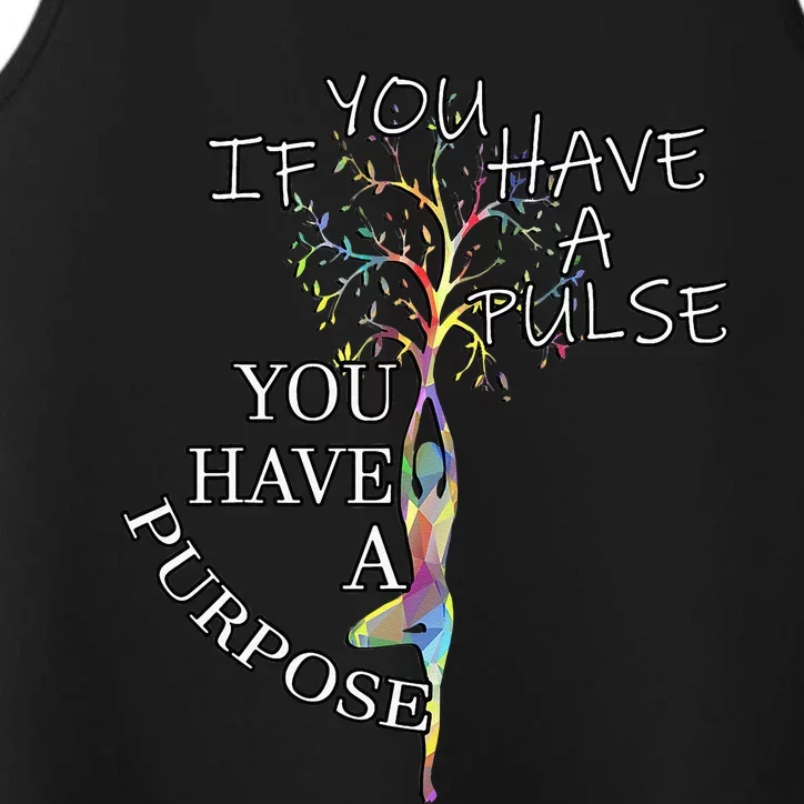 Inspirational Quotes Graphic Motivational Yoga Gift Performance Tank