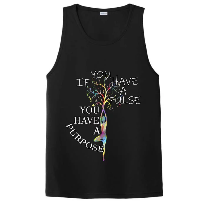 Inspirational Quotes Graphic Motivational Yoga Gift Performance Tank