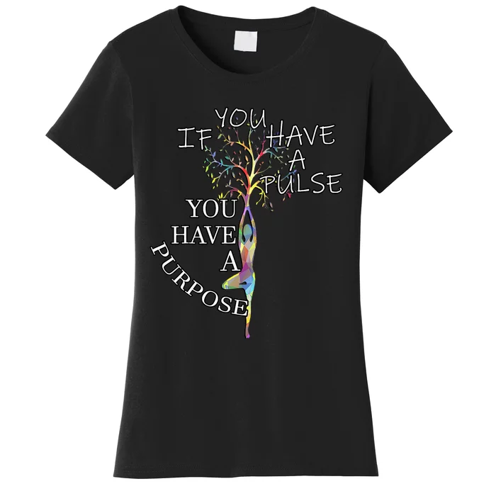 Inspirational Quotes Graphic Motivational Yoga Gift Women's T-Shirt