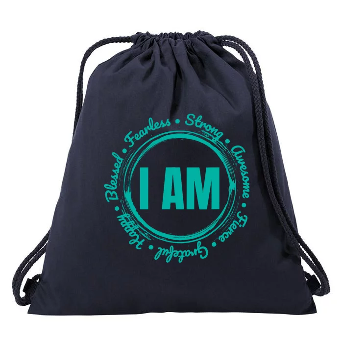 Inspirational Quote When Kindness Matters Drawstring Bag