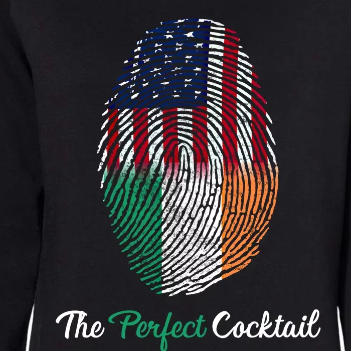 Irish Roots And Proud Irish American Flag Irish Tricolour Gift Womens California Wash Sweatshirt