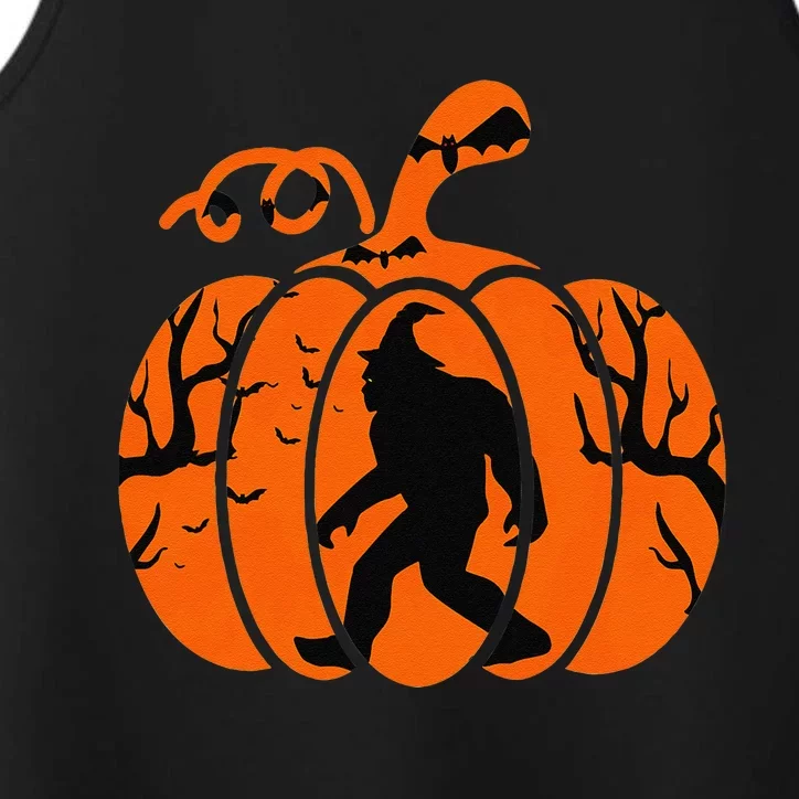 Im Really A Bigfoot Pumpkin Halloween Costumes Funny Performance Tank