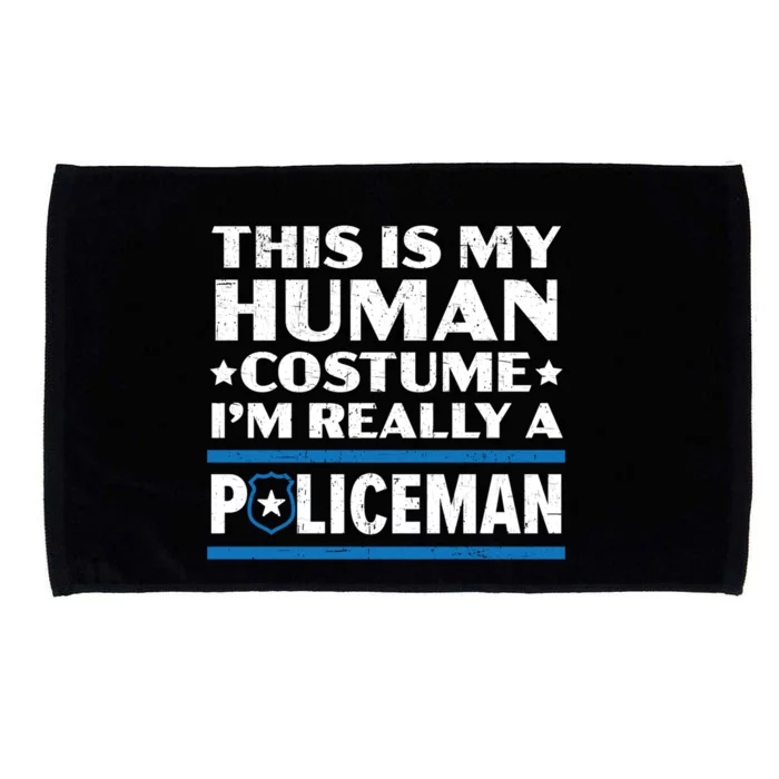 I'm Really A Policeman Police Officer Law Enforcement Great Gift Microfiber Hand Towel