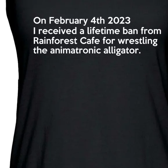 I Received A Lifetime Ban From Rainforest Cafe For Wrestling The Animatronic Ladies Essential Flowy Tank