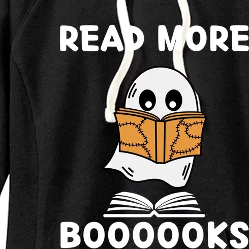 Im Really A Ghost Read More Boooooks Cute Ghost Books Lover Gift Women's Fleece Hoodie