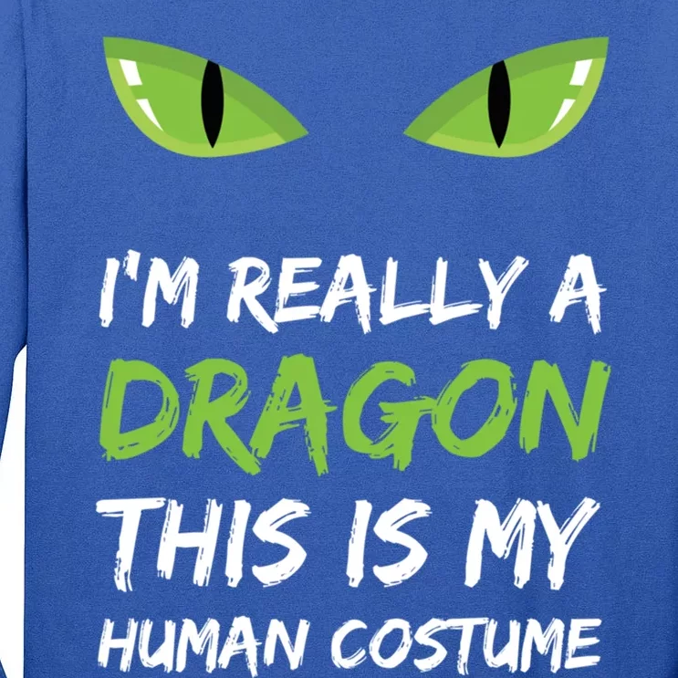 IM Really A Dragon This Is My Hu Costume Gift Cute Tall Long Sleeve T-Shirt