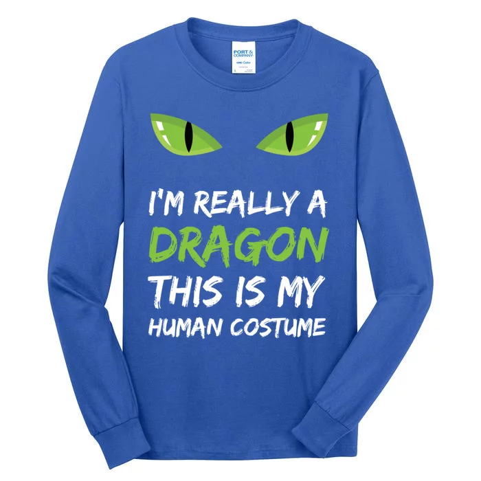 IM Really A Dragon This Is My Hu Costume Gift Cute Tall Long Sleeve T-Shirt