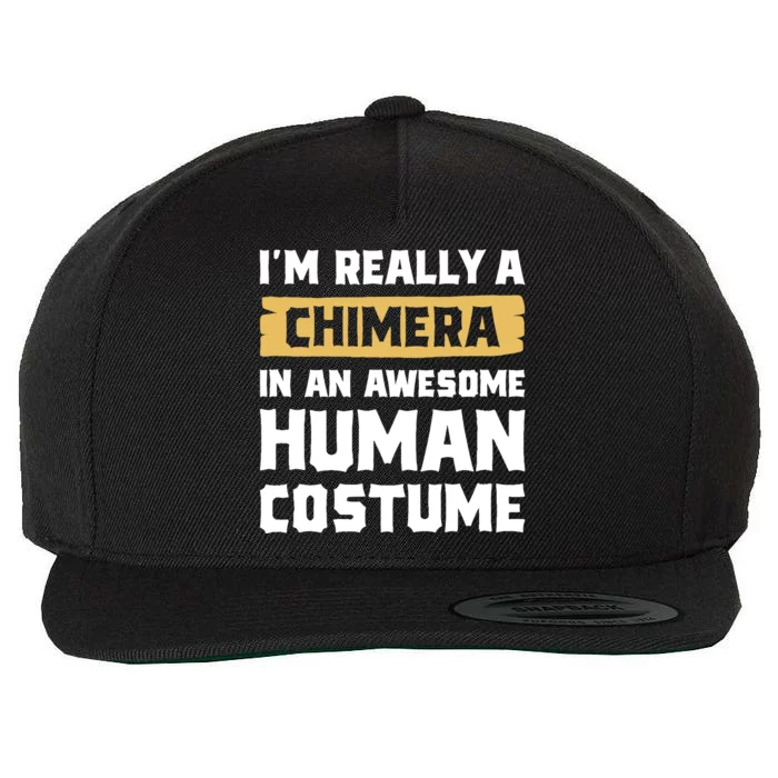 IM Really A Chimera In An Awesome Human Costume Halloween Wool Snapback Cap