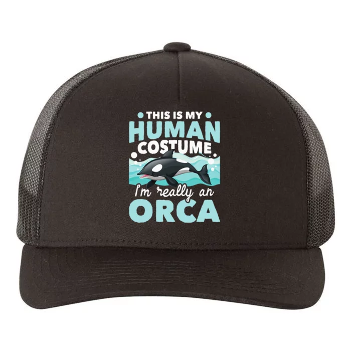 I'm Really An Orca Marine Biologist Whale Lover Whales Yupoong Adult 5-Panel Trucker Hat