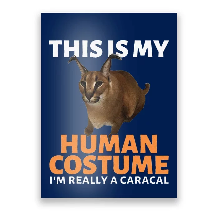 Im Really A Caracal Cat Funny Big Floppa My Beloved Meme Poster