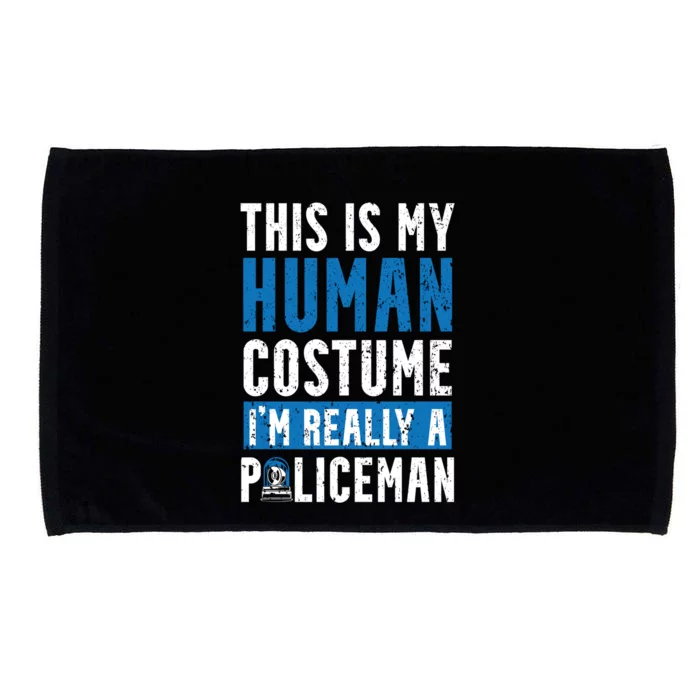 I'm Really A Policeman Police Officer Law Enforcement Cool Gift Microfiber Hand Towel