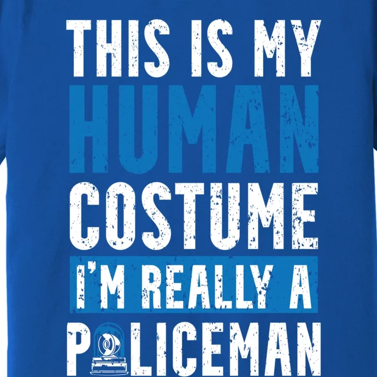 I'm Really A Policeman Police Officer Law Enforcement Cool Gift Premium T-Shirt