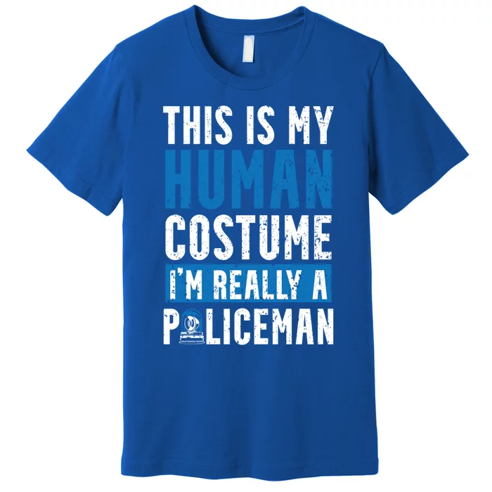 I'm Really A Policeman Police Officer Law Enforcement Cool Gift Premium T-Shirt