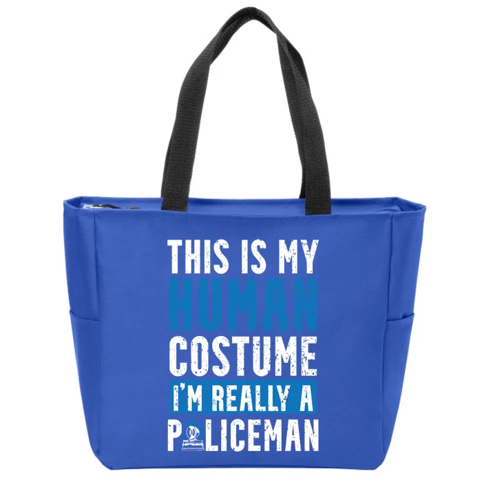 I'm Really A Policeman Police Officer Law Enforcement Cool Gift Zip Tote Bag