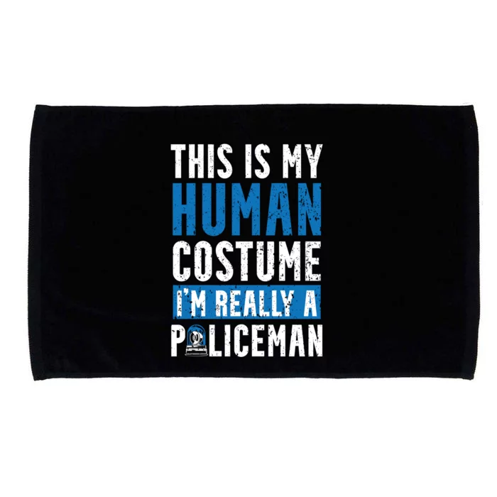 I'm Really A Policeman Police Officer Law Enforcement Gift Microfiber Hand Towel