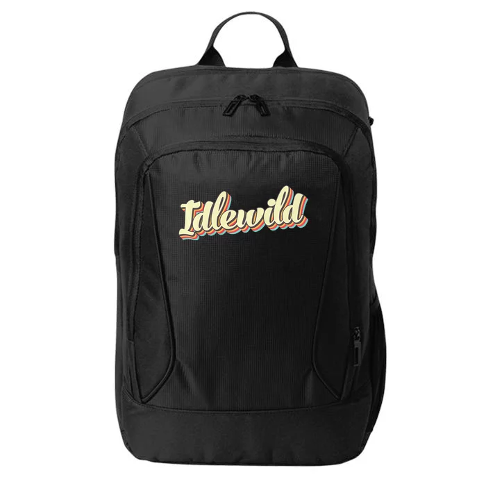 Idlewild Retro Art Baseball Font Vintage City Backpack