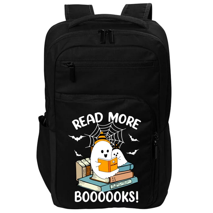 Im Really A Ghost Read More Boooooks Cute Ghost Books Lover Gift Impact Tech Backpack