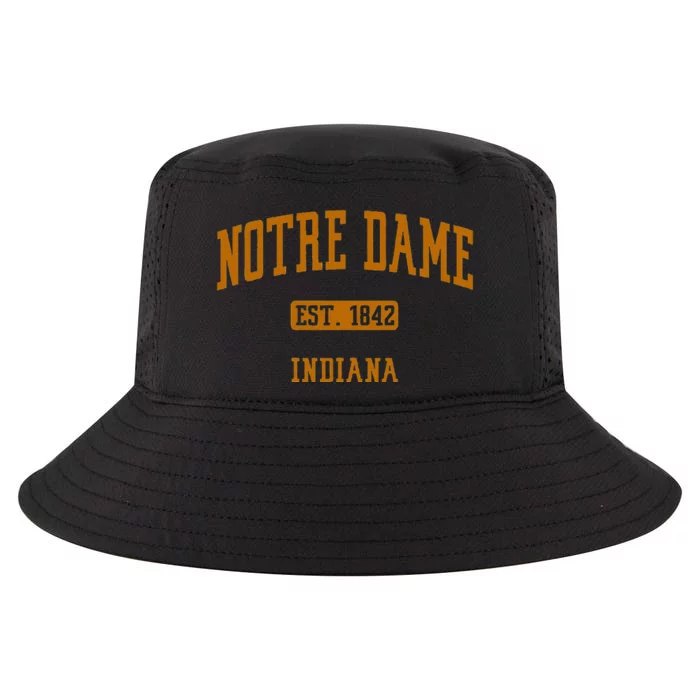 Indiana Retro Athletic Design Cool Comfort Performance Bucket Hat