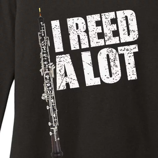 I Reed A Lot Oboe Player Funny Oboes Music Gift Womens CVC Long Sleeve Shirt