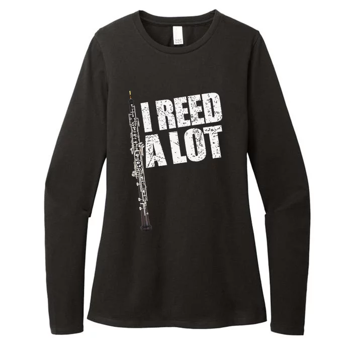 I Reed A Lot Oboe Player Funny Oboes Music Gift Womens CVC Long Sleeve Shirt