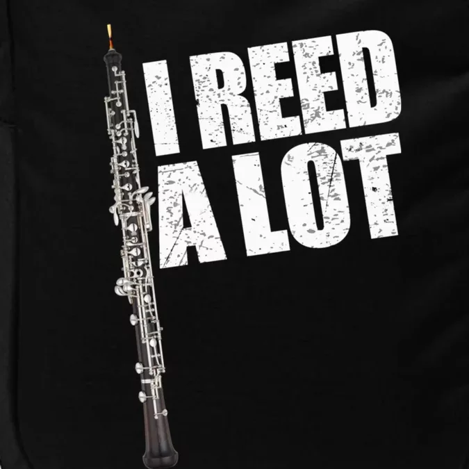 I Reed A Lot Oboe Player Funny Oboes Music Gift Impact Tech Backpack