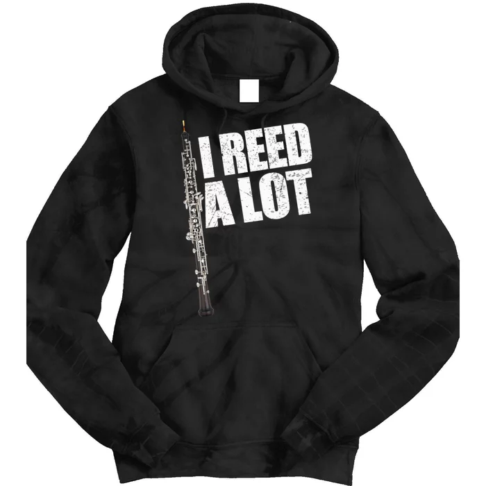 I Reed A Lot Oboe Player Funny Oboes Music Gift Tie Dye Hoodie