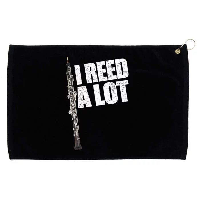 I Reed A Lot Oboe Player Funny Oboes Music Gift Grommeted Golf Towel