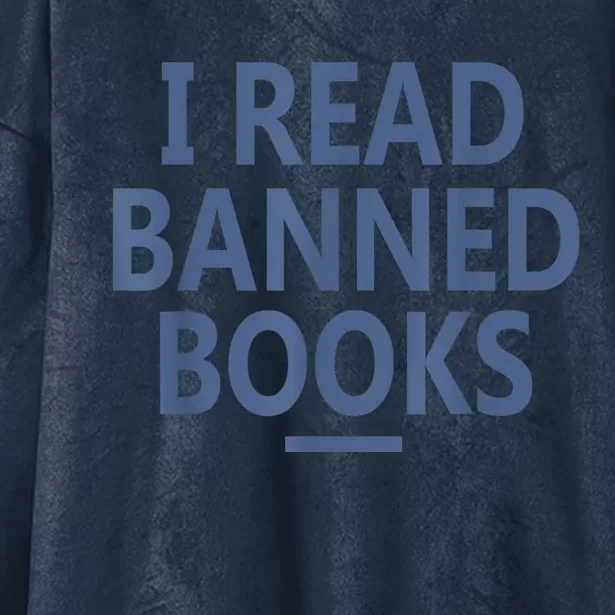 I Read Banned Books Iowa Student Hooded Wearable Blanket