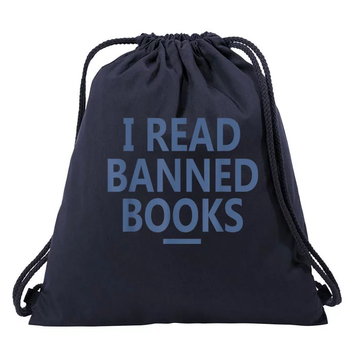 I Read Banned Books Iowa Student Drawstring Bag