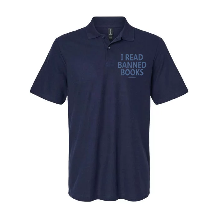 I Read Banned Books Iowa Student Softstyle Adult Sport Polo