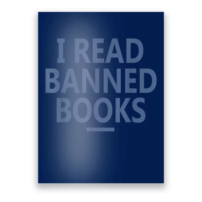 I Read Banned Books Iowa Student Poster