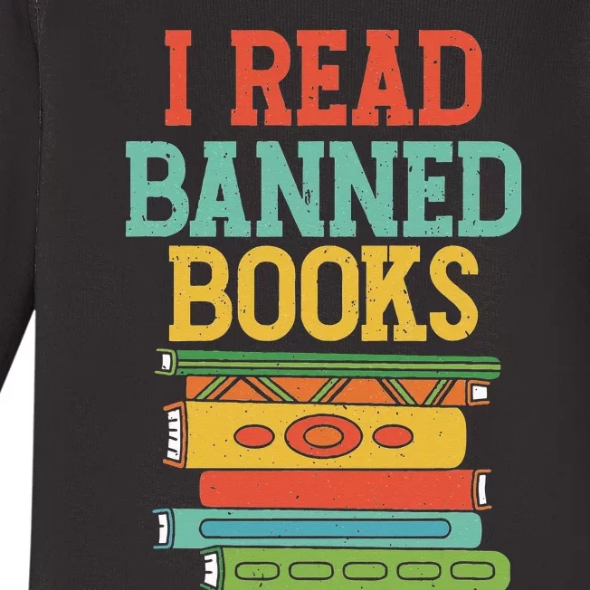 I Read Banned Books Library Literature Librarian Baby Long Sleeve Bodysuit