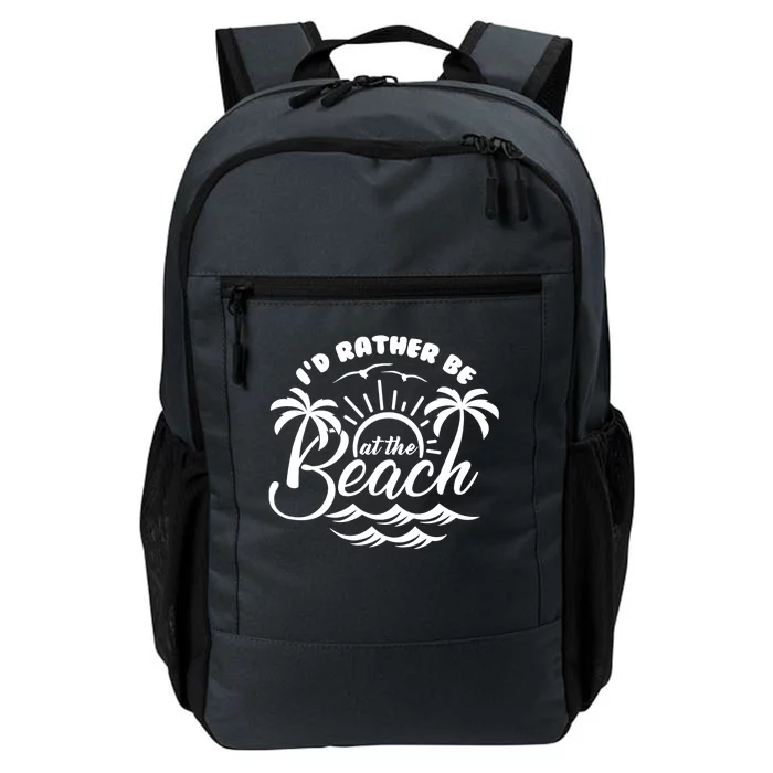 I'd Rather Be At The Beach Vacation Daily Commute Backpack