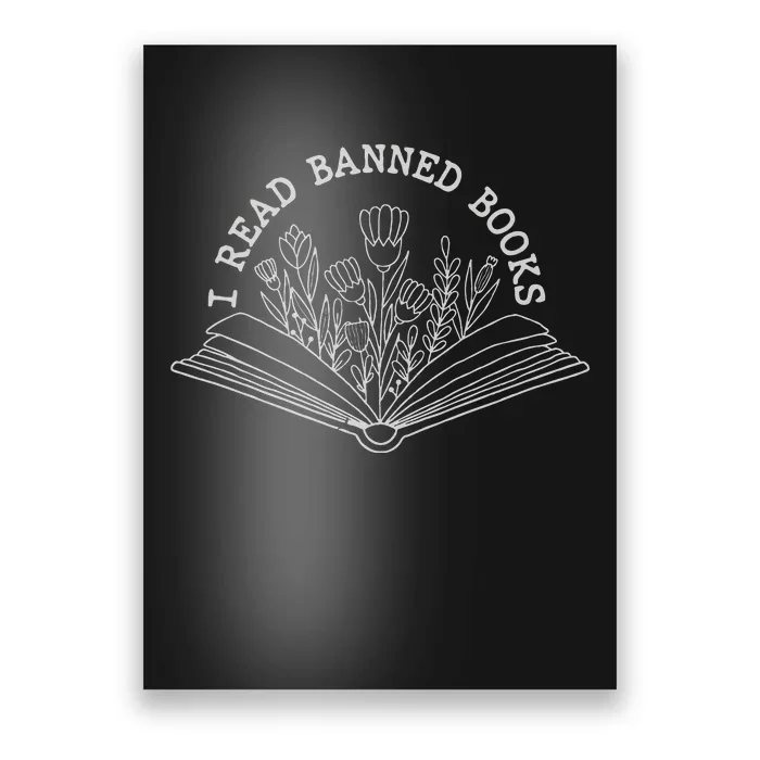 I Read Banned Books Week Librarian Reader Ban Books Poster