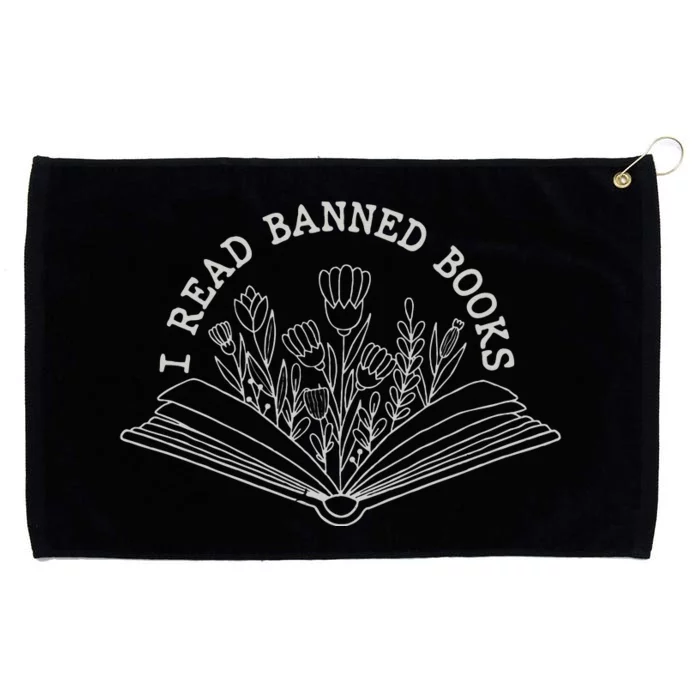 I Read Banned Books Week Librarian Reader Ban Books Grommeted Golf Towel