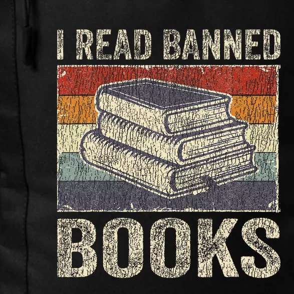 I Read Banned Books Week Librarian Freedom Reader Daily Commute Backpack