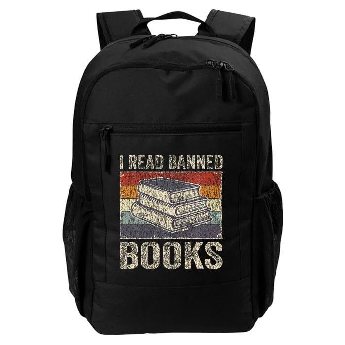 I Read Banned Books Week Librarian Freedom Reader Daily Commute Backpack