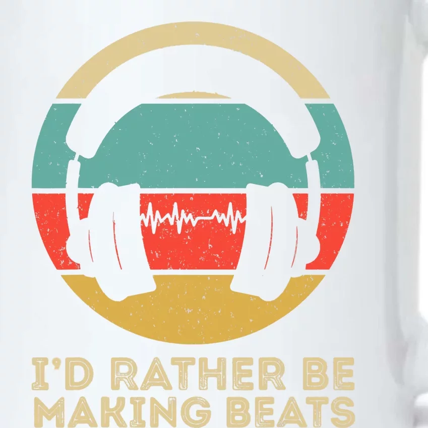 I'd Rather be Making Beats Beat Makers Music Producer Black Color Changing Mug