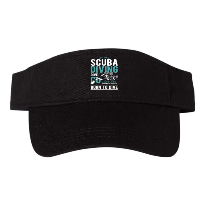 I'd Rather Be Scuba Diving Scuba Diving Diver Dive Valucap Bio-Washed Visor