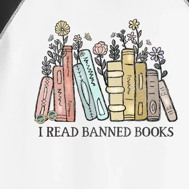 I Read Banned Books Lovers Vintage Funny Book Readers Toddler Fine Jersey T-Shirt